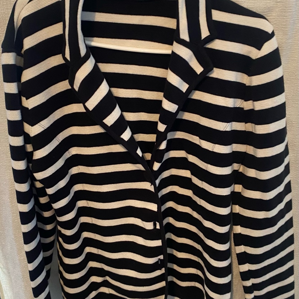 Black & white formal jacket